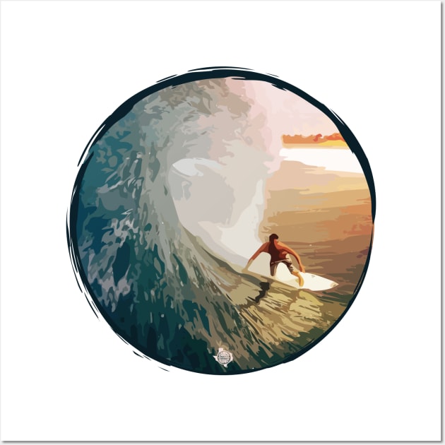 Texas Style Lone Surfer Wall Art by CamcoGraphics